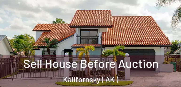  Sell House Before Auction Kalifornsky ( AK )